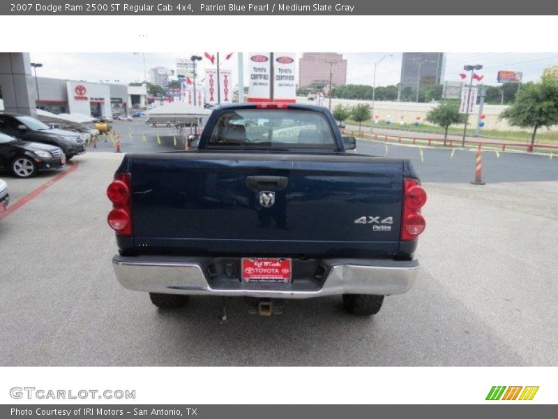 Patriot Blue Pearl / Medium Slate Gray 2007 Dodge Ram 2500 ST Regular Cab 4x4