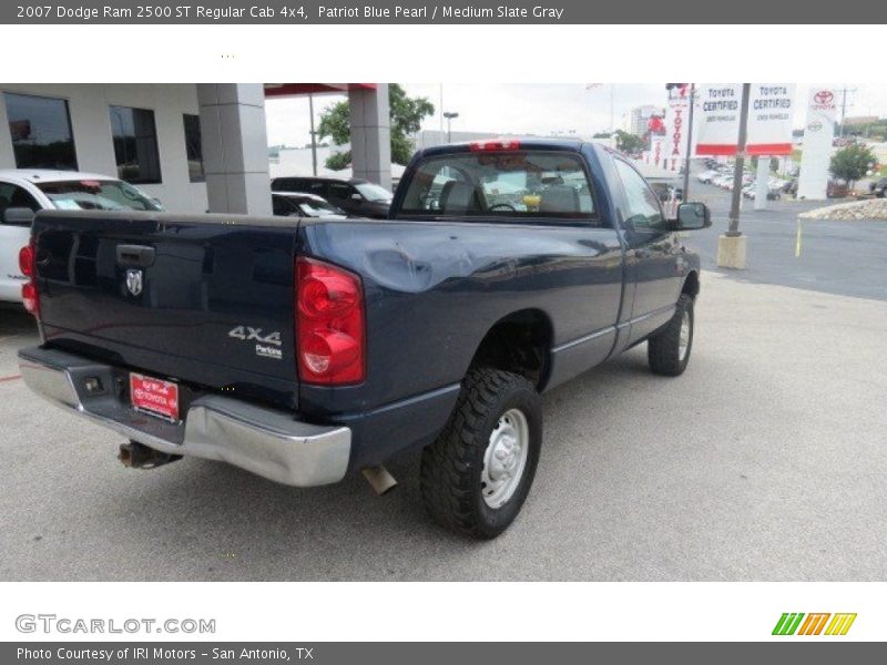 Patriot Blue Pearl / Medium Slate Gray 2007 Dodge Ram 2500 ST Regular Cab 4x4