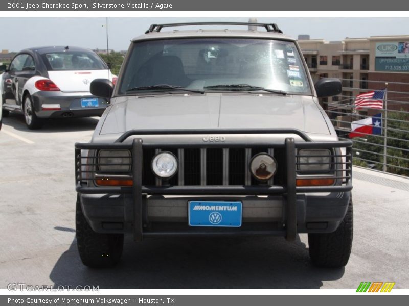 Silverstone Metallic / Agate 2001 Jeep Cherokee Sport