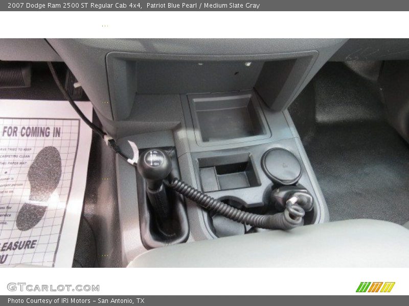 Patriot Blue Pearl / Medium Slate Gray 2007 Dodge Ram 2500 ST Regular Cab 4x4