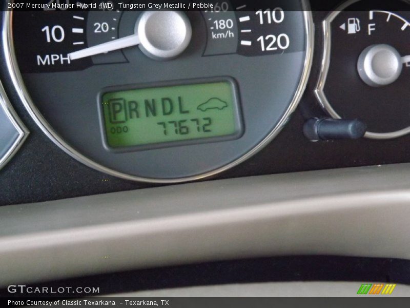 Tungsten Grey Metallic / Pebble 2007 Mercury Mariner Hybrid 4WD