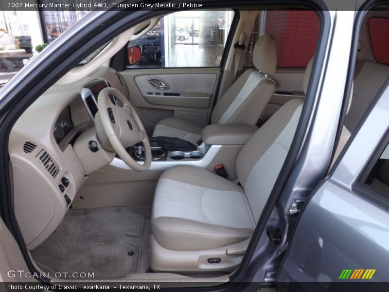  2007 Mariner Hybrid 4WD Pebble Interior
