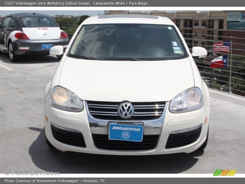 Campanella White / Pure Beige 2007 Volkswagen Jetta Wolfsburg Edition Sedan