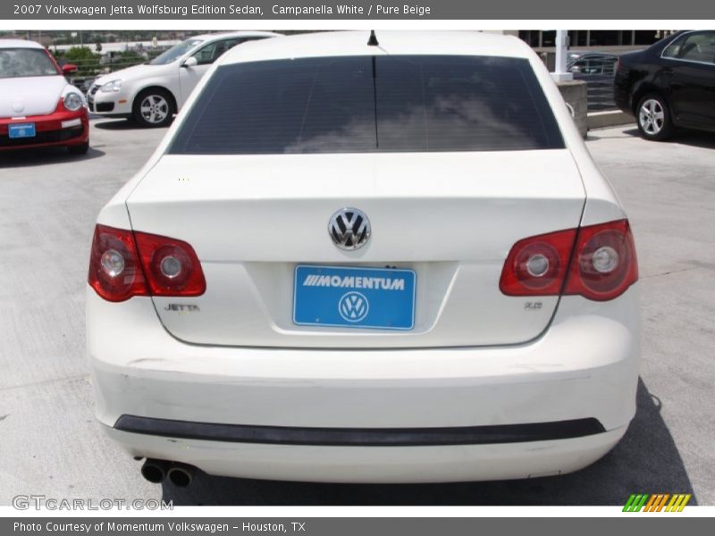 Campanella White / Pure Beige 2007 Volkswagen Jetta Wolfsburg Edition Sedan