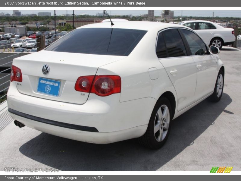 Campanella White / Pure Beige 2007 Volkswagen Jetta Wolfsburg Edition Sedan