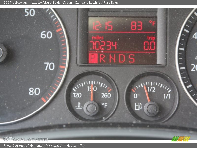Campanella White / Pure Beige 2007 Volkswagen Jetta Wolfsburg Edition Sedan