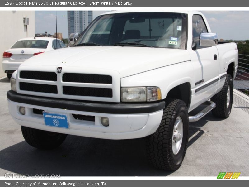 Bright White / Mist Gray 1997 Dodge Ram 1500 LT Regular Cab 4x4