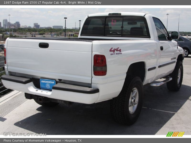 Bright White / Mist Gray 1997 Dodge Ram 1500 LT Regular Cab 4x4