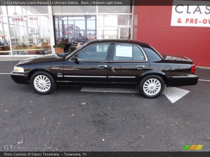 Black / Medium Light Stone 2011 Mercury Grand Marquis LS Ultimate Edition