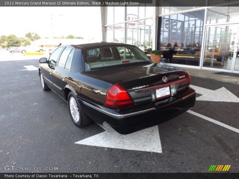 Black / Medium Light Stone 2011 Mercury Grand Marquis LS Ultimate Edition