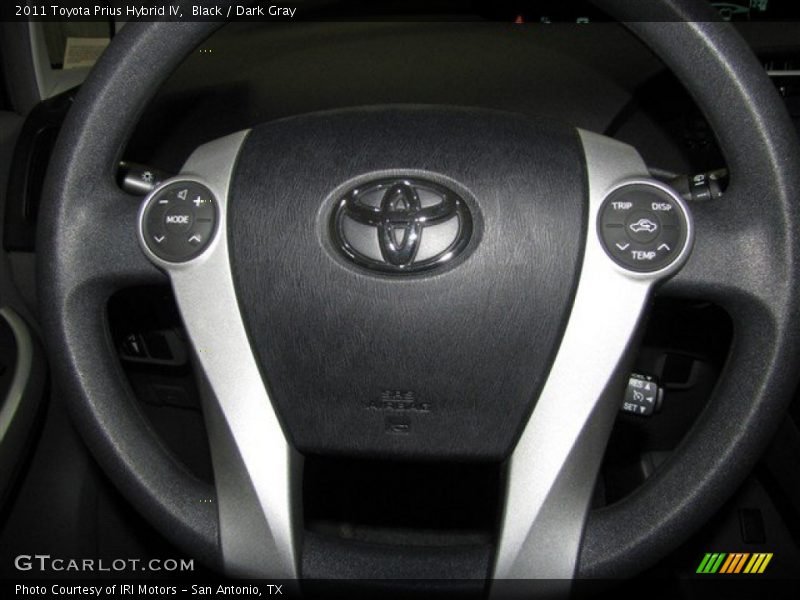 Black / Dark Gray 2011 Toyota Prius Hybrid IV