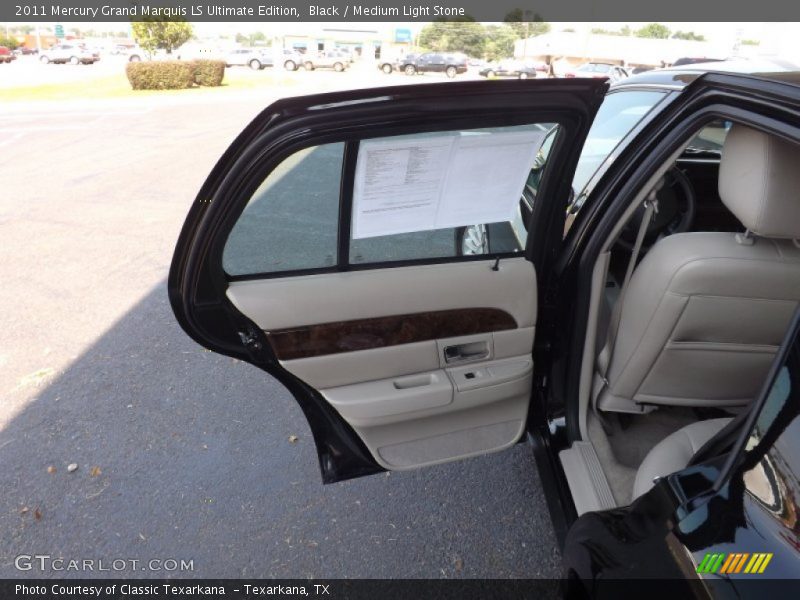Black / Medium Light Stone 2011 Mercury Grand Marquis LS Ultimate Edition