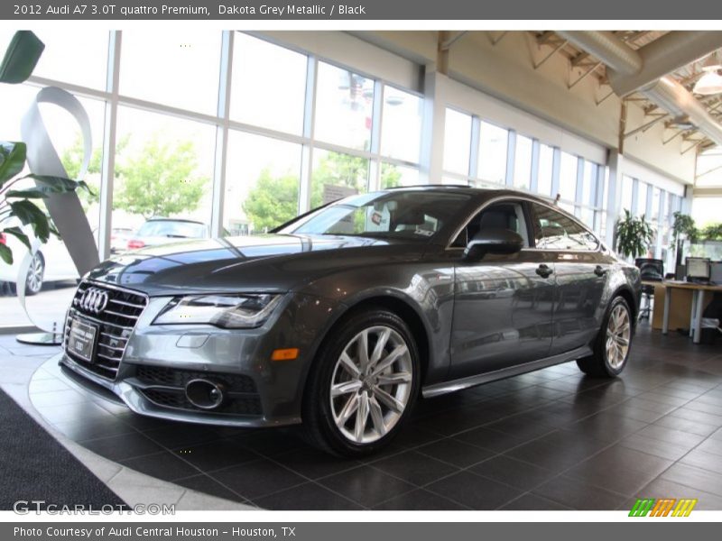 Dakota Grey Metallic / Black 2012 Audi A7 3.0T quattro Premium