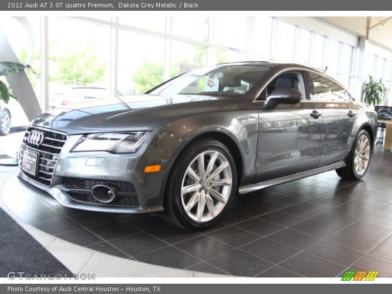 Dakota Grey Metallic / Black 2012 Audi A7 3.0T quattro Premium