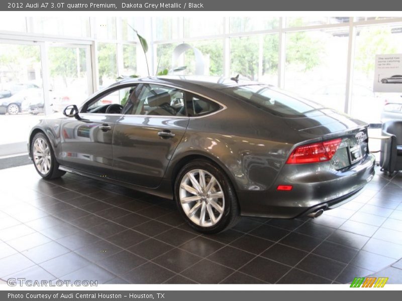 Dakota Grey Metallic / Black 2012 Audi A7 3.0T quattro Premium