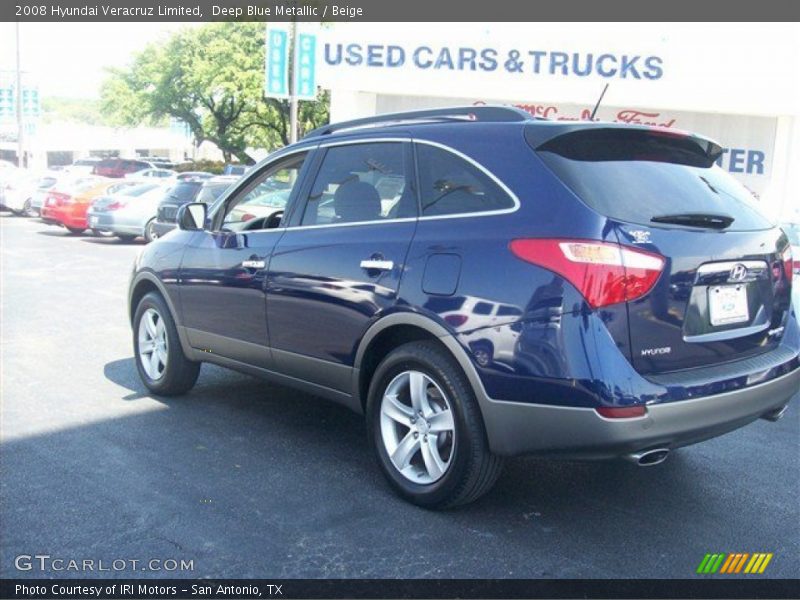 Deep Blue Metallic / Beige 2008 Hyundai Veracruz Limited