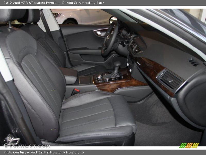 Dakota Grey Metallic / Black 2012 Audi A7 3.0T quattro Premium