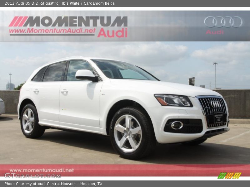 Ibis White / Cardamom Beige 2012 Audi Q5 3.2 FSI quattro