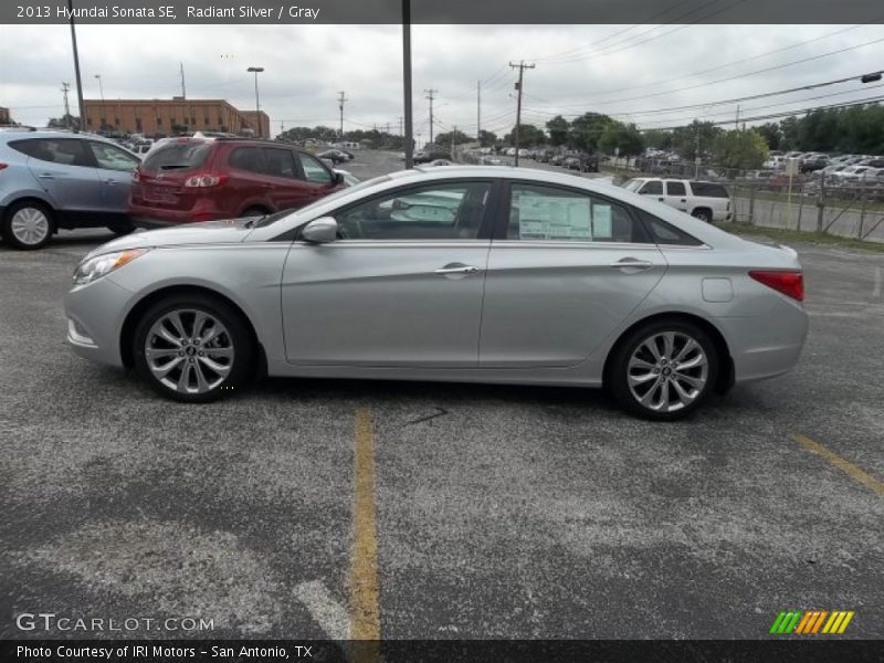 Radiant Silver / Gray 2013 Hyundai Sonata SE