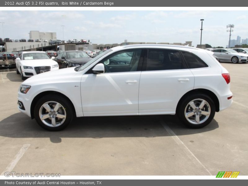 Ibis White / Cardamom Beige 2012 Audi Q5 3.2 FSI quattro