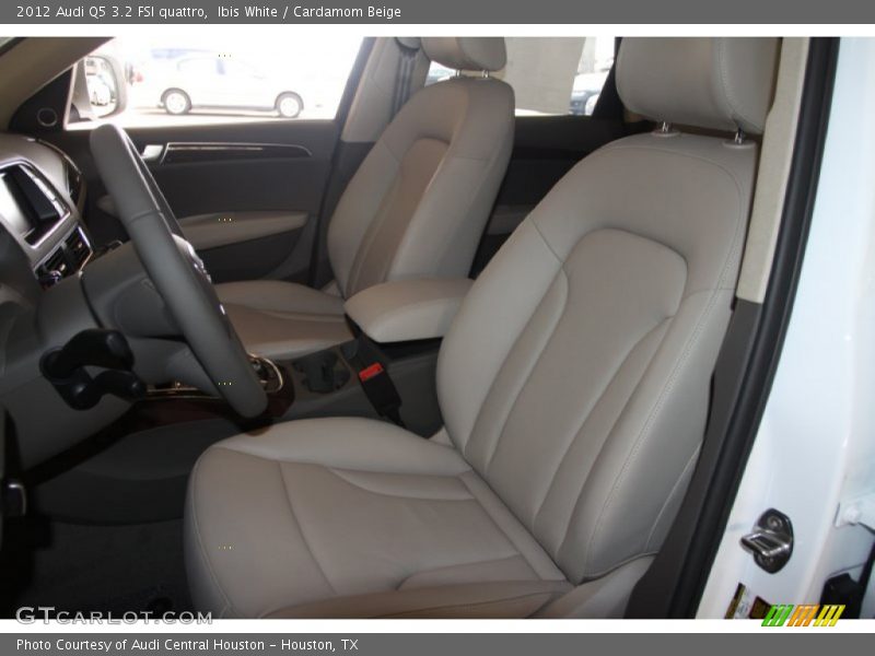 Ibis White / Cardamom Beige 2012 Audi Q5 3.2 FSI quattro