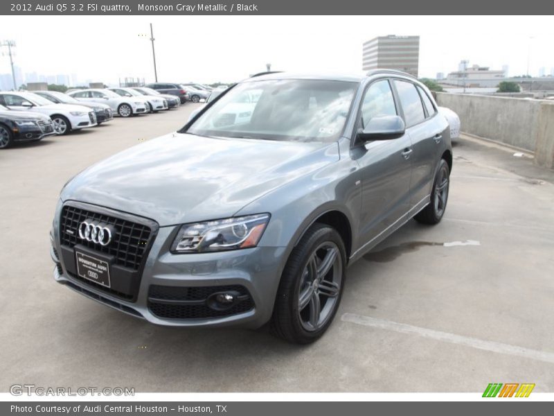 Monsoon Gray Metallic / Black 2012 Audi Q5 3.2 FSI quattro