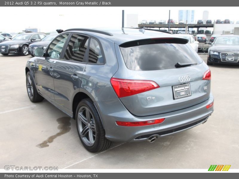 Monsoon Gray Metallic / Black 2012 Audi Q5 3.2 FSI quattro