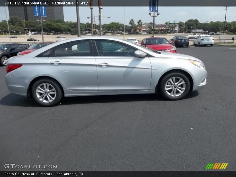 Radiant Silver / Gray 2013 Hyundai Sonata GLS