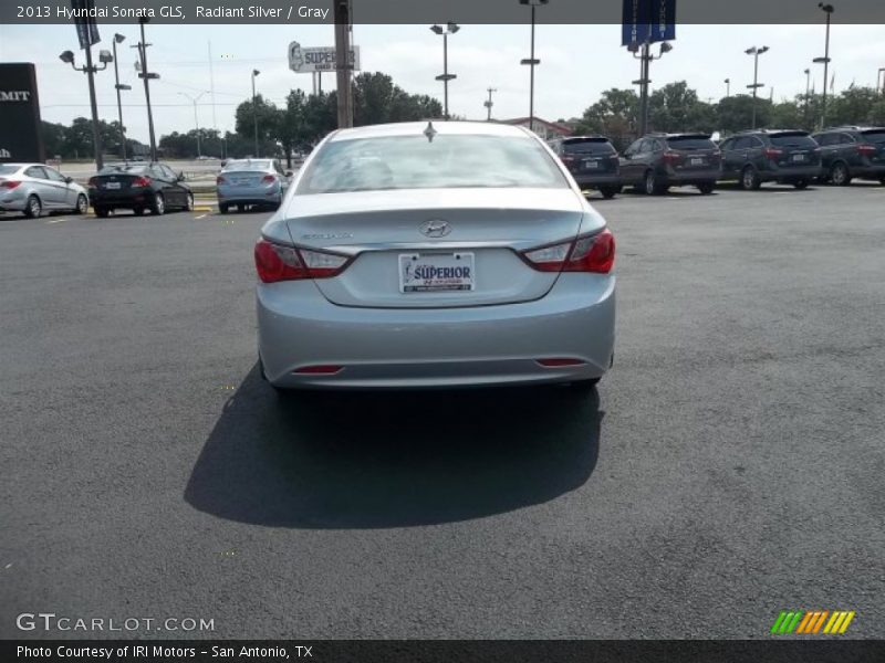 Radiant Silver / Gray 2013 Hyundai Sonata GLS