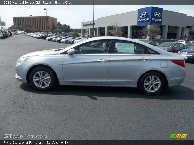 Radiant Silver / Gray 2013 Hyundai Sonata GLS