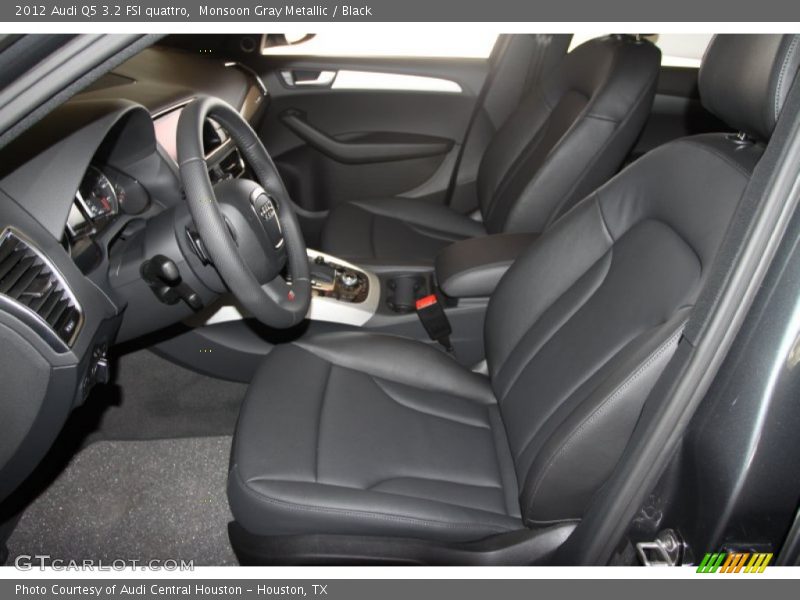 Monsoon Gray Metallic / Black 2012 Audi Q5 3.2 FSI quattro