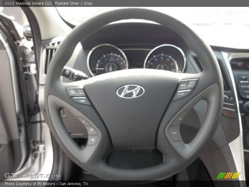 Radiant Silver / Gray 2013 Hyundai Sonata GLS