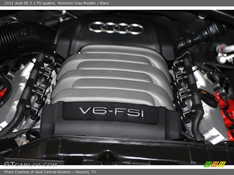 Monsoon Gray Metallic / Black 2012 Audi Q5 3.2 FSI quattro