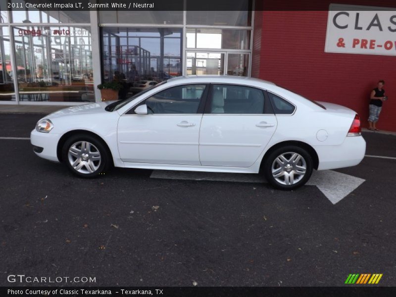 Summit White / Neutral 2011 Chevrolet Impala LT
