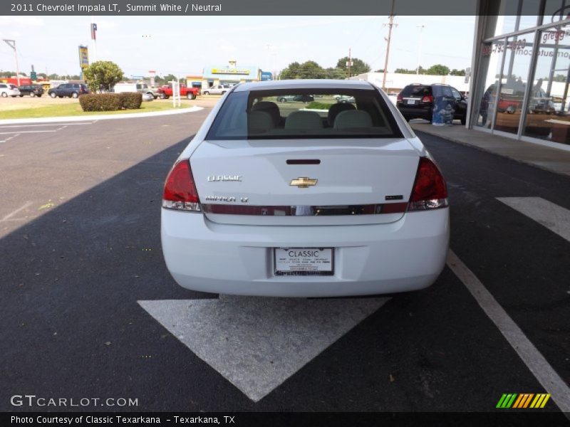 Summit White / Neutral 2011 Chevrolet Impala LT