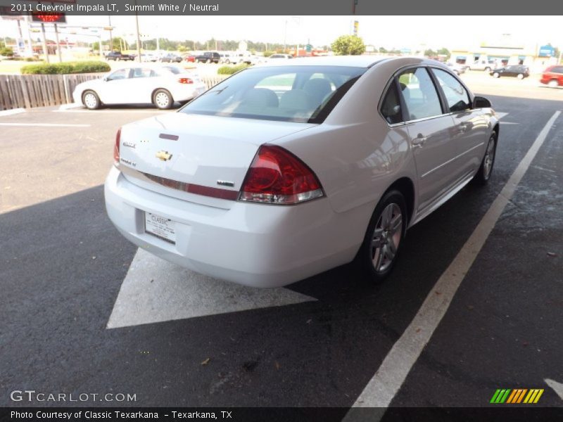Summit White / Neutral 2011 Chevrolet Impala LT