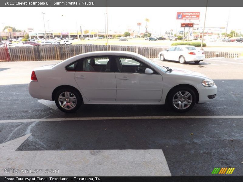 Summit White / Neutral 2011 Chevrolet Impala LT
