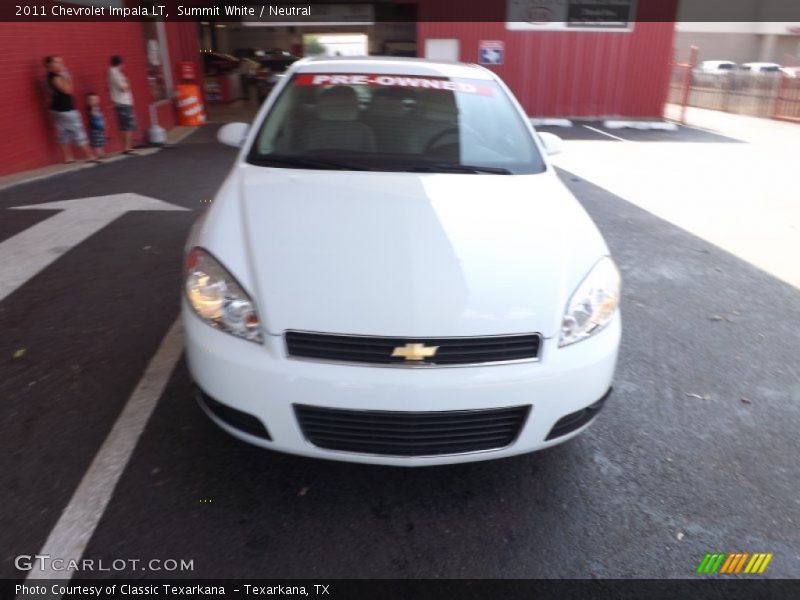 Summit White / Neutral 2011 Chevrolet Impala LT
