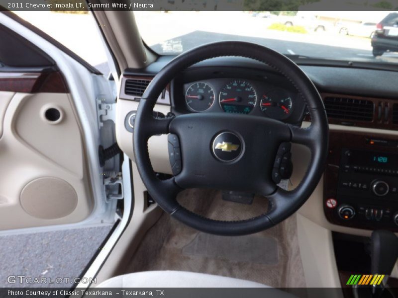 Summit White / Neutral 2011 Chevrolet Impala LT
