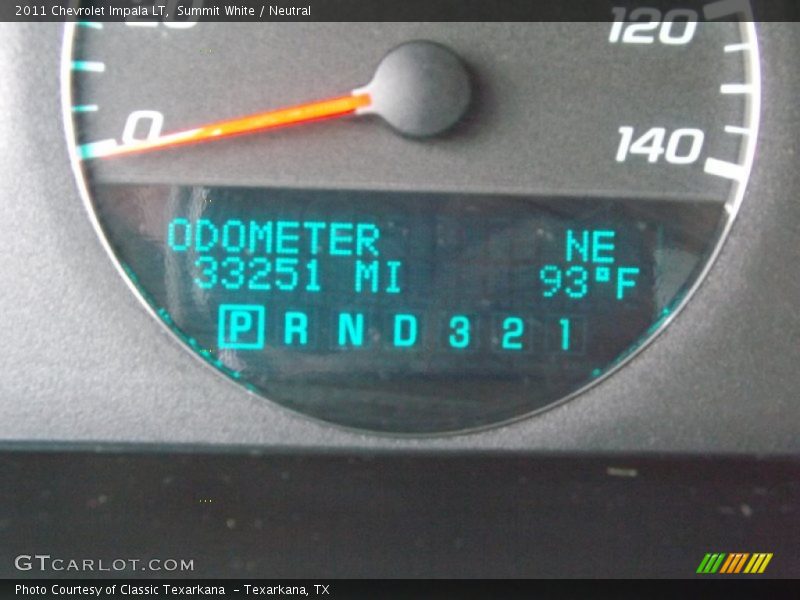 Summit White / Neutral 2011 Chevrolet Impala LT