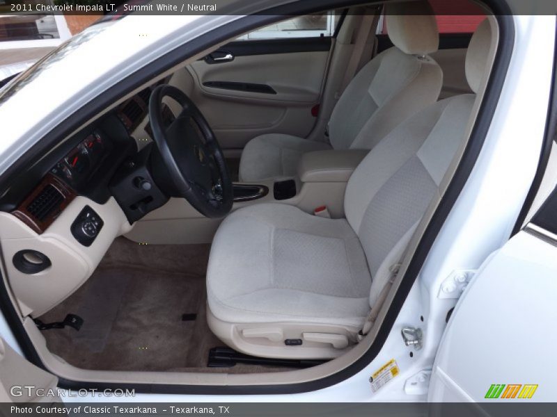 Summit White / Neutral 2011 Chevrolet Impala LT