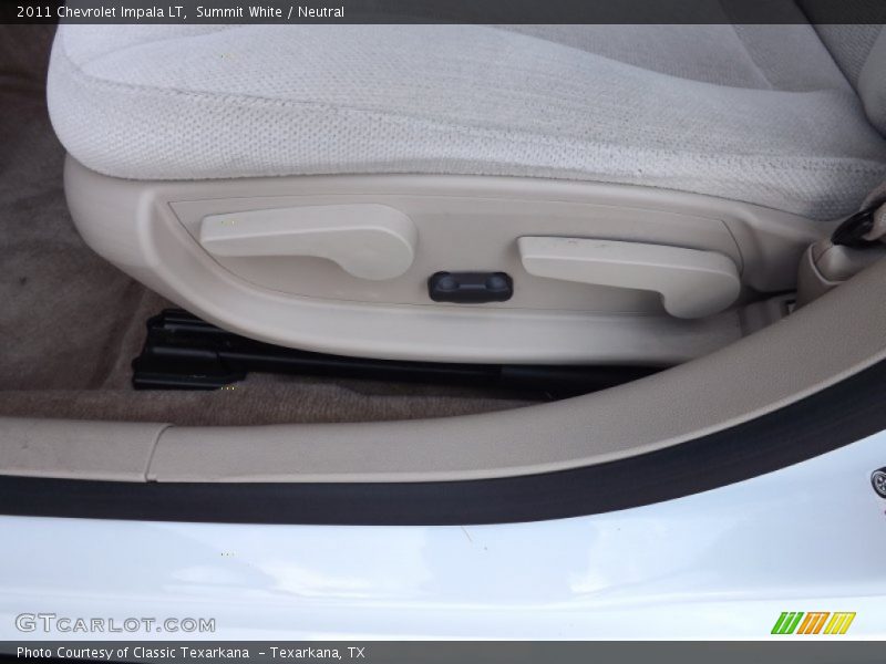 Summit White / Neutral 2011 Chevrolet Impala LT