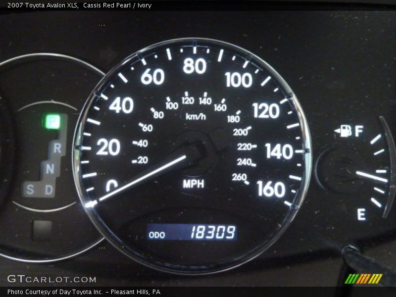 Cassis Red Pearl / Ivory 2007 Toyota Avalon XLS