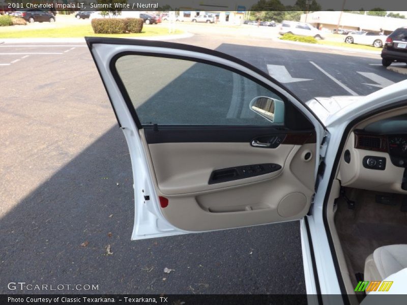 Summit White / Neutral 2011 Chevrolet Impala LT
