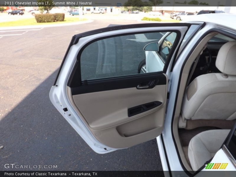 Summit White / Neutral 2011 Chevrolet Impala LT