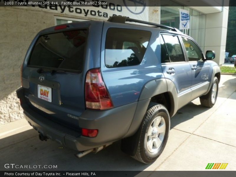 Pacific Blue Metallic / Stone 2003 Toyota 4Runner SR5 4x4