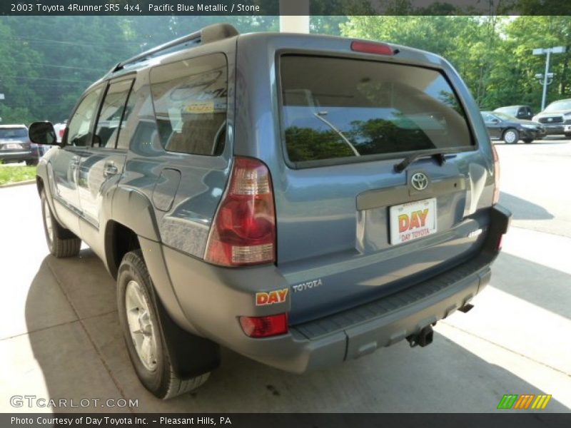 Pacific Blue Metallic / Stone 2003 Toyota 4Runner SR5 4x4