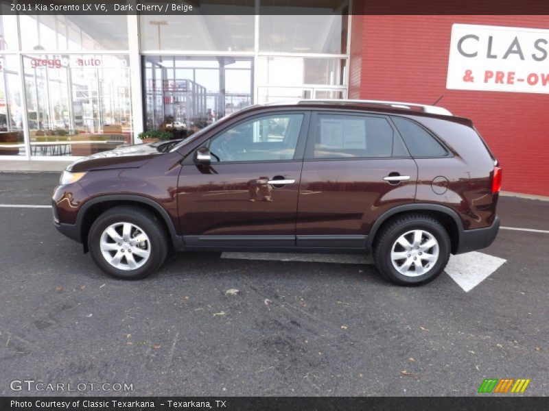 Dark Cherry / Beige 2011 Kia Sorento LX V6