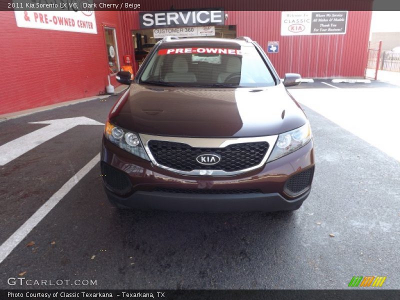 Dark Cherry / Beige 2011 Kia Sorento LX V6