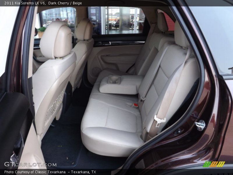 Dark Cherry / Beige 2011 Kia Sorento LX V6
